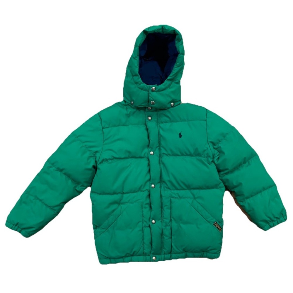 Polo Ralph Lauren Down/Feathers Heavy Puffer‎ Jacket Green Size M (7-8years)